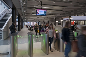 City of Glasgow College turnstile