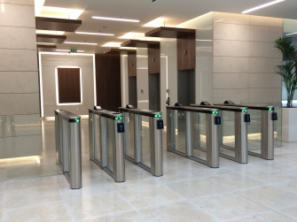 One Albert Quay, Entrance Turnstiles