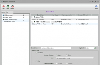 AC2000 Keypad Commands