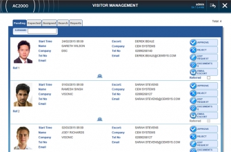 AC2000 WEB Visitor Management