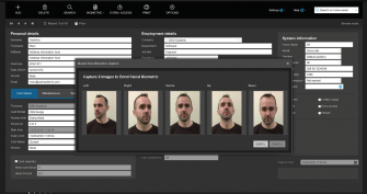 Facial biometric enrolment via AC2000 Personnel