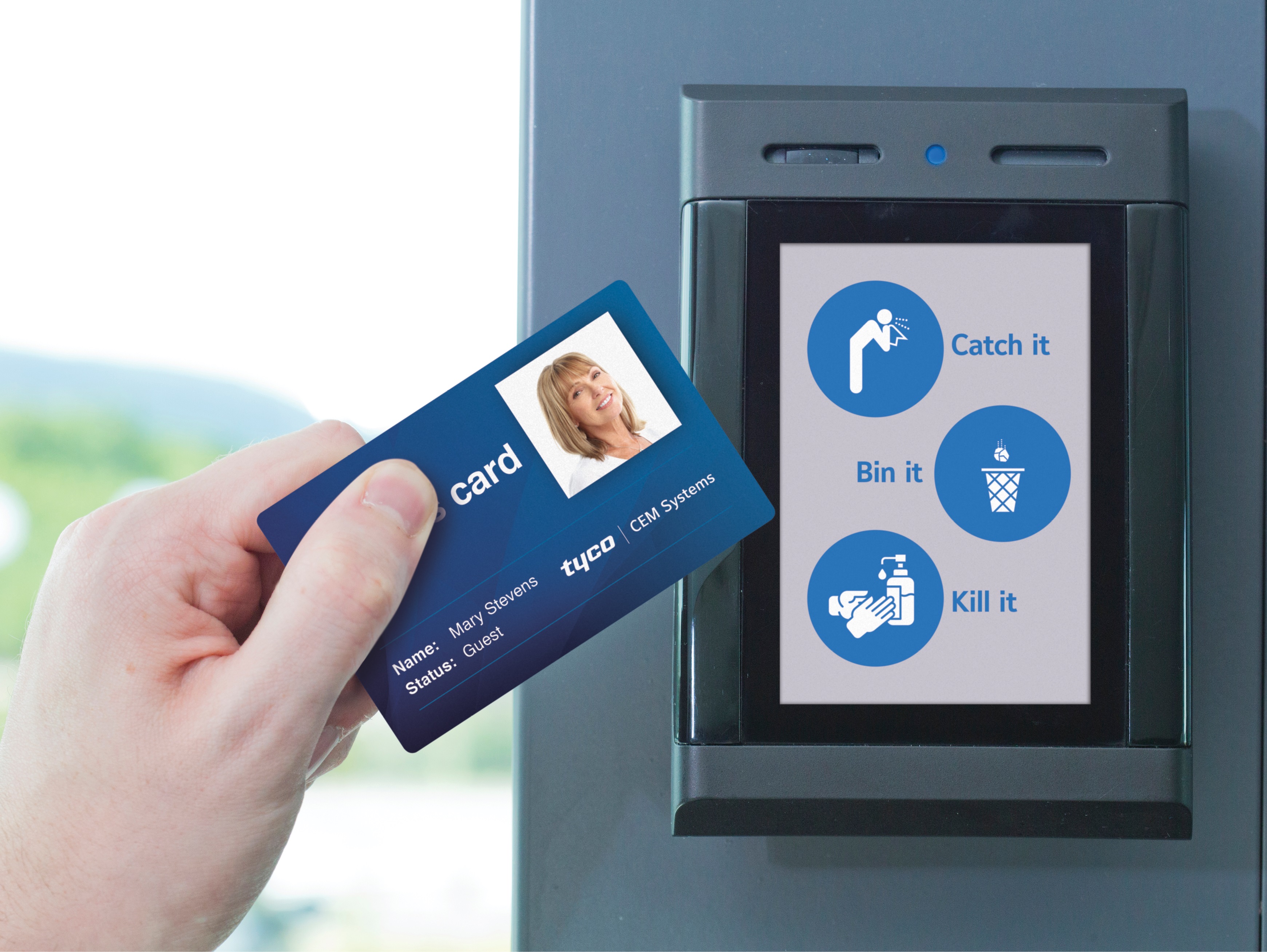 emerald access control terminal for site health & safety 